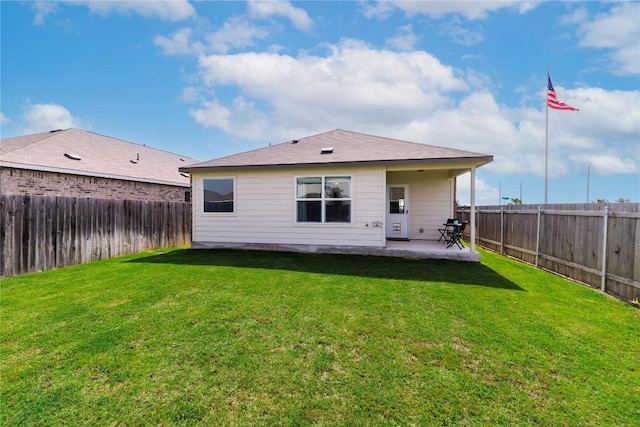 1003 Ascari Ct, Hutto, TX 78634 - back of property featuring a patio