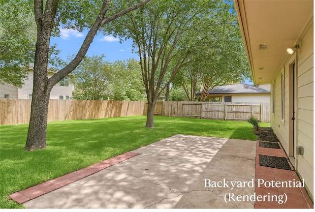 4109 Moss Hollow Dr, Round Rock, TX 78681 - view of yard featuring a patio area