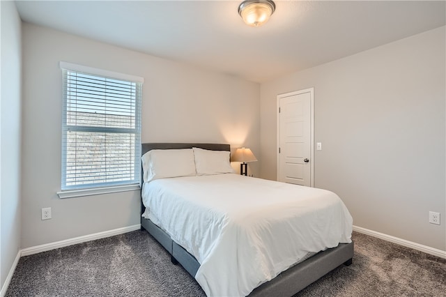 10317 Laurie Ln, Austin, TX 78747 - bedroom featuring dark colored carpet, multiple windows, and baseboards