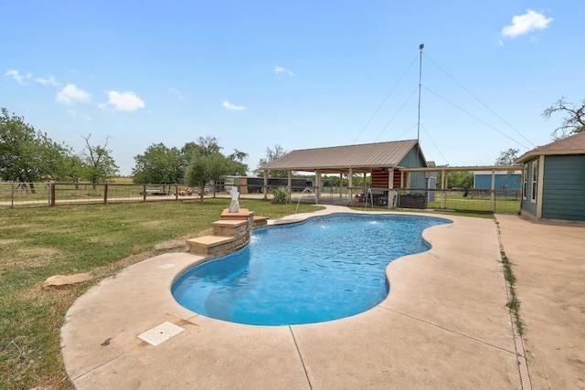 20217 Engelmann Ln, Manor, TX 78653 - view of swimming pool with a patio