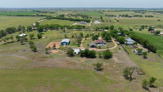 20217 Engelmann Ln, Manor, TX 78653 - aerial view of property and surrounding area featuring rural landscape and a pastoral area