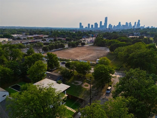 2807 Garwood St, Austin, TX 78702 - aerial view of city skyline and a tree filled landscape