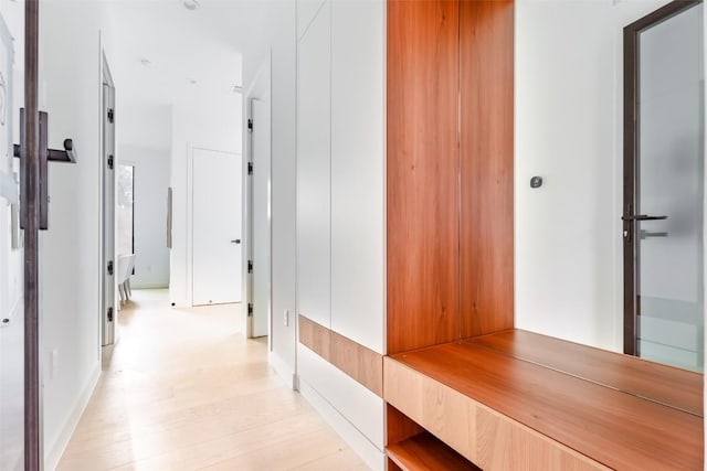 2807 Garwood St, Austin, TX 78702 - corridor featuring light wood-style flooring