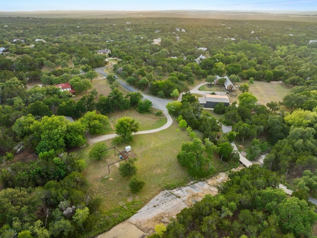 10805 Flashpoint Ct, Austin, TX 78736 - aerial view of a heavily wooded area