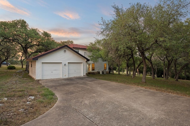 10805 Flashpoint Ct, Austin, TX 78736 - view of side of property featuring a lawn