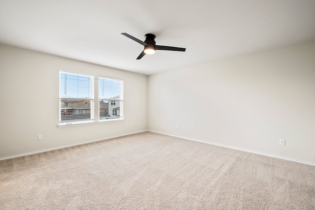 128 Rock Nettle, New Braunfels, TX 78130 - unfurnished room with ceiling fan, light colored carpet, and baseboards