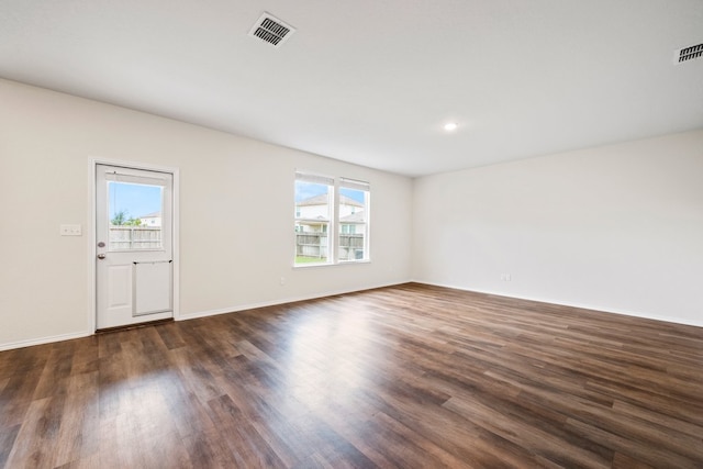 128 Rock Nettle, New Braunfels, TX 78130 - spare room featuring wood finished floors, baseboards, and recessed lighting