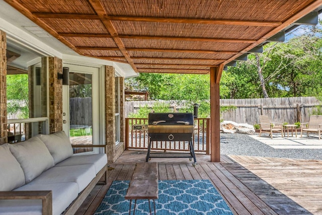 3712 Sawmill Dr, Austin, TX 78749 - deck with outdoor lounge area