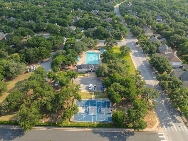 3712 Sawmill Dr, Austin, TX 78749 - bird's eye view of a pool