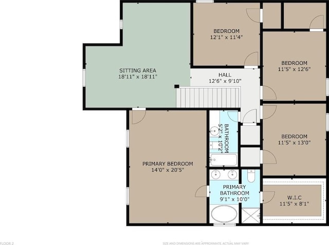 3517 Shellcastle Ln, Round Rock, TX 78681 - view of floor plan / room layout