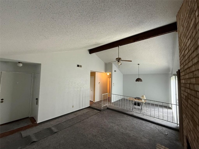 10502 Golden Meadow Dr, Austin, TX 78758 - unfurnished room featuring ceiling fan, a textured ceiling, baseboards, and carpet floors