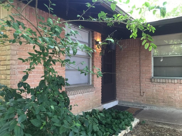 2403 Sherwood Ln, Austin, TX 78704 - view of exterior entry with brick siding