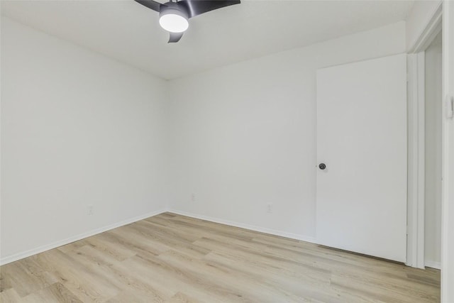 8600 Fathom Cir Unit 1303, Austin, TX 78750 - empty room with light wood-type flooring and a ceiling fan