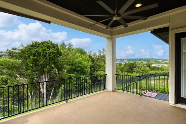 3324 Venezia Vw, Leander, TX 78641 - balcony featuring ceiling fan