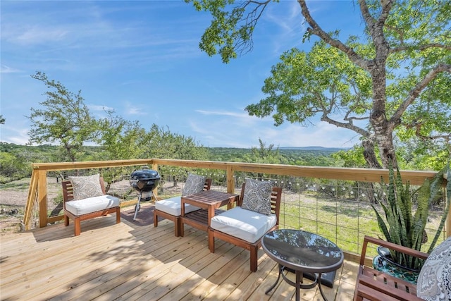7500 Muleshoe Bend Trl, Marble Falls, TX 78654 - deck with grilling area