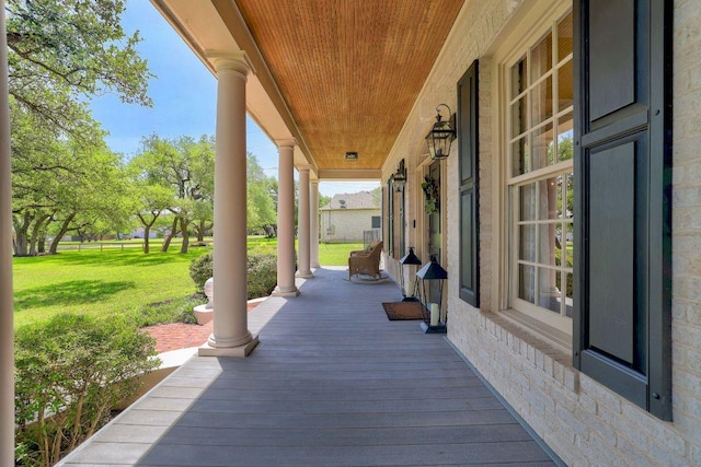 303 Rio Bravo Rd, Georgetown, TX 78628 - covered porch featuring a yard