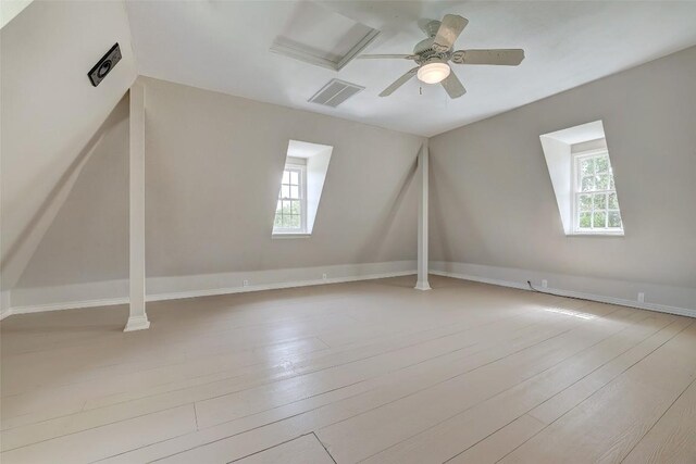 303 Rio Bravo Rd, Georgetown, TX 78628 - unfurnished room featuring ceiling fan and hardwood / wood-style flooring