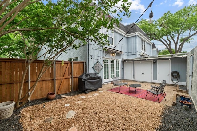 6109 Bullard Dr Unit A, Austin, TX 78757 - rear view of property featuring french doors and a deck
