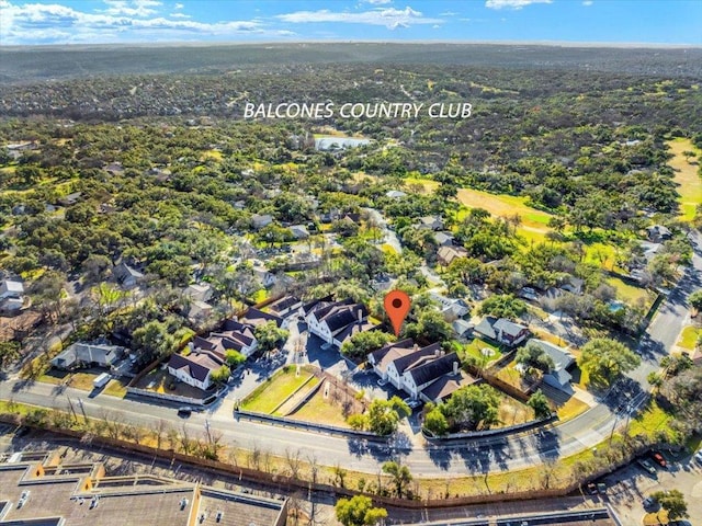9122 Balcones Club Dr Unit 9, Austin, TX 78750 - aerial view of property's location with nearby suburban area
