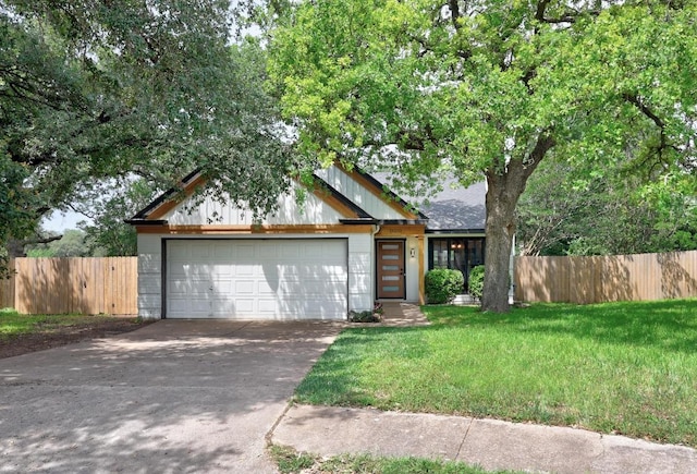 16202 Kicking Bird Dr, Leander, TX 78641 - view of front of house with an attached garage and concrete driveway