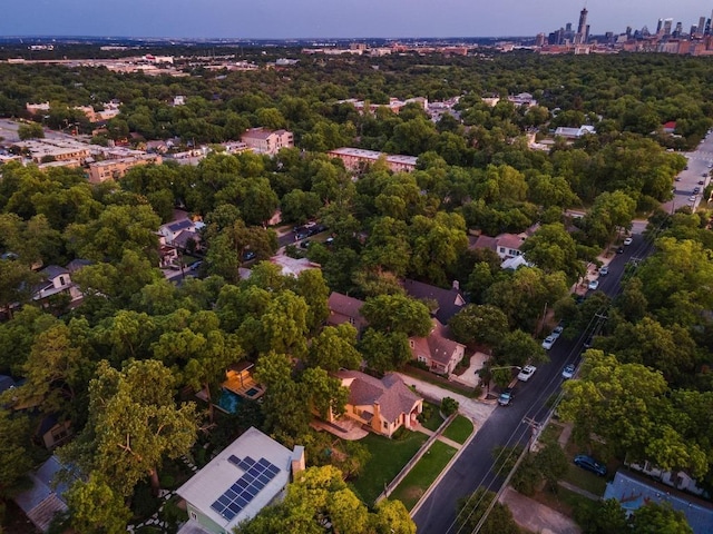 4517 Ave G, Austin, TX 78751 - aerial overview of property's location with nearby urban area