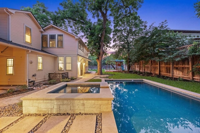 4517 Ave G, Austin, TX 78751 - view of pool with a playground