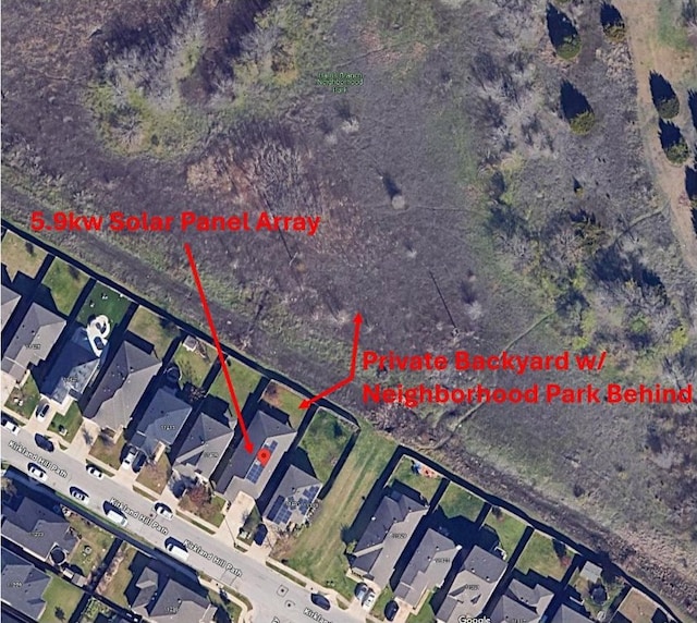 11405 Kirkland Hill Path, Austin, TX 78754 - aerial view of property's location