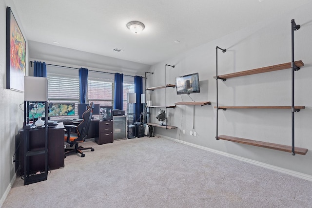 3217 Falconers Way, Pflugerville, TX 78660 - carpeted home office with baseboards