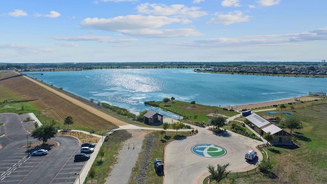 3217 Falconers Way, Pflugerville, TX 78660 - drone / aerial view of a nearby body of water
