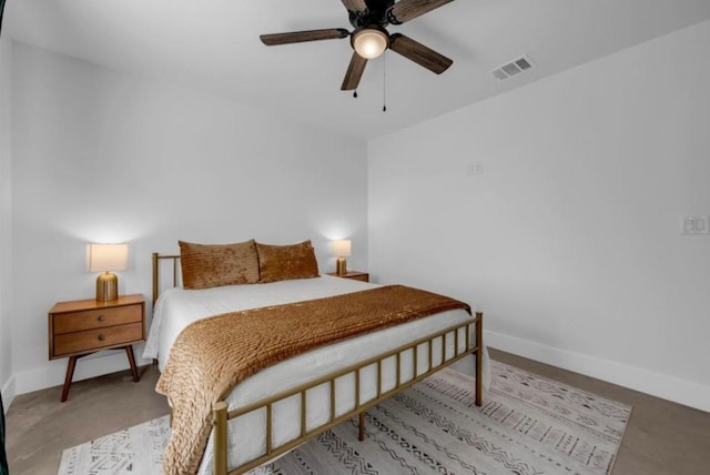 249 Hill Dr, Granite Shoals, TX 78654 - bedroom featuring baseboards and a ceiling fan