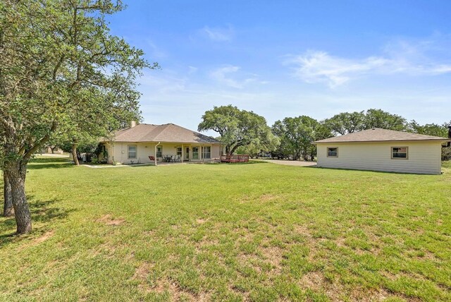 217 Circle Oaks Dr, Burnet, TX 78611 - view of grassy yard