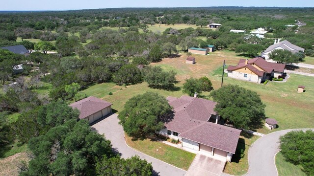 217 Circle Oaks Dr, Burnet, TX 78611 - aerial view of property and surrounding area