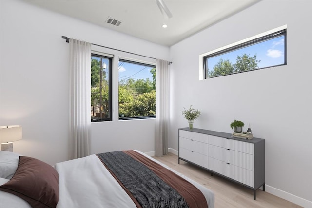 2010 Oxford Ave, Austin, TX 78704 - bedroom with light wood finished floors and recessed lighting