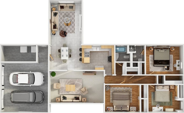 2300 Westworth Cir, Austin, TX 78704 - view of floor plan / room layout