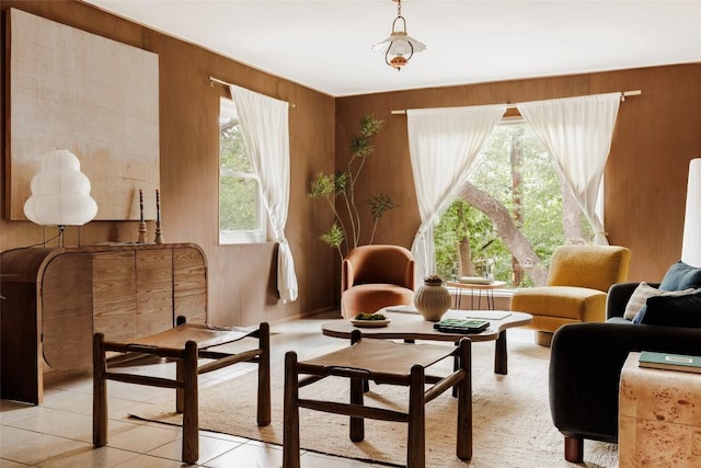2300 Westworth Cir, Austin, TX 78704 - sitting room with wood walls