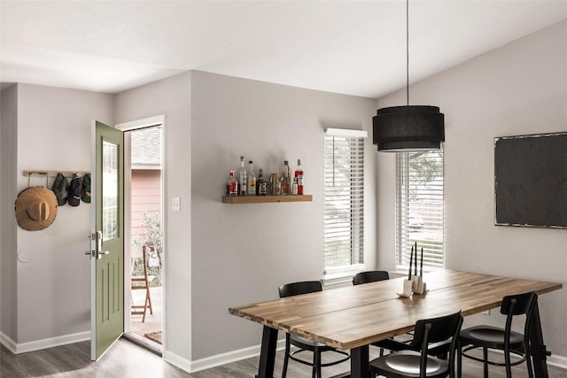 8504 Verona Trl, Austin, TX 78749 - dining space with plenty of natural light and wood finished floors