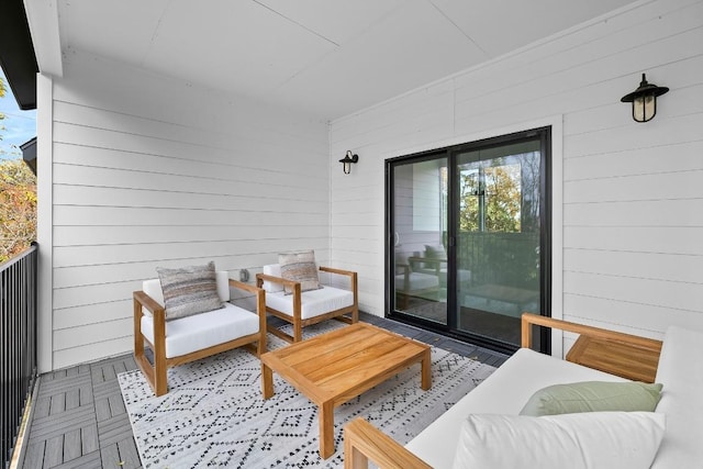 2105 Sl Davis Ave Unit 1, Austin, TX 78702 - balcony featuring an outdoor hangout area