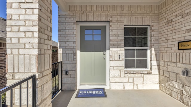 13702 Bothwell Pl, Manor, TX 78653 - entrance to property with stone siding and brick siding