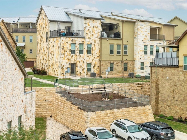 332 Adams St, Georgetown, TX 78628 - view of property with central AC