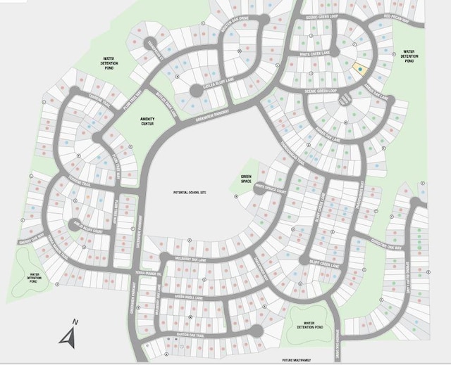 1403 Plum Tree Way, Georgetown, TX 78628 - map of parcels
