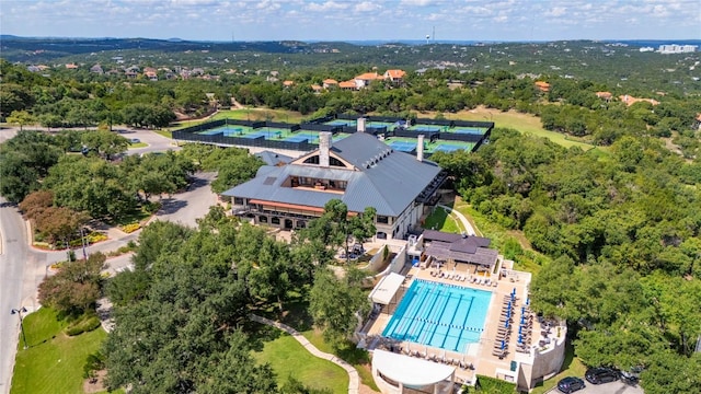 3020 Maravillas Loop, Austin, TX 78735 - aerial view of a pool