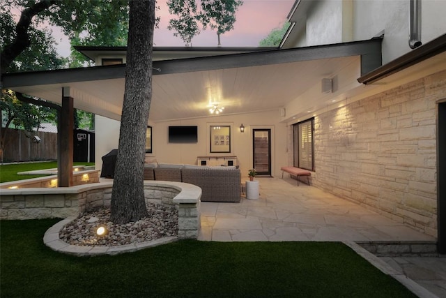 2400 Pruett St, Austin, TX 78703 - view of patio with outdoor lounge area