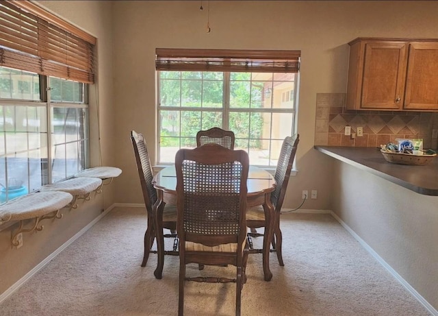 1726 Riverchase Ave, Smithville, TX 78957 - dining space featuring light carpet and baseboards