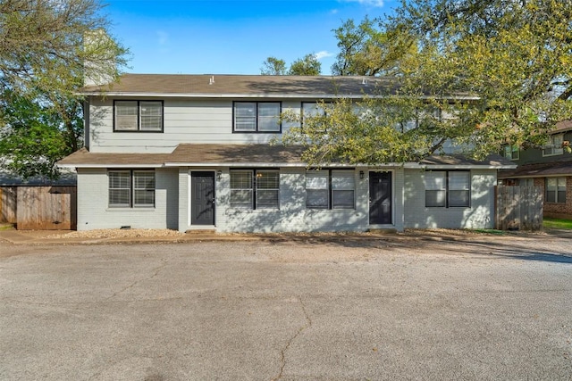 4413 Whispering Valley Dr, Austin, TX 78727 - view of front facade with brick siding