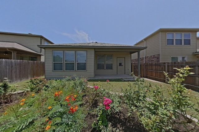 10116 Aly May Dr, Austin, TX 78748 - back of house with a patio area and a fenced backyard