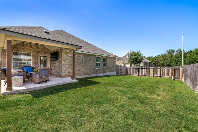 3633 Mineral Dr, Leander, TX 78641 - view of yard with a patio and an outdoor hangout area