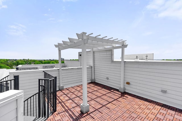 2108 Rosewood Ave Unit A, Austin, TX 78702 - view of patio / terrace featuring a pergola