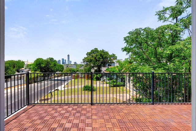 2108 Rosewood Ave Unit A, Austin, TX 78702 - view of patio / terrace featuring a balcony