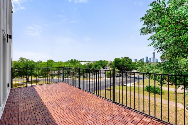 2108 Rosewood Ave Unit A, Austin, TX 78702 - view of patio with a balcony