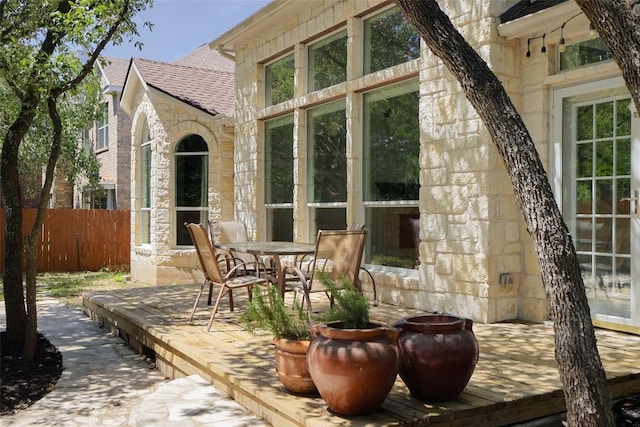 7921 Davis Mountain Pass, Austin, TX 78726 - view of patio with outdoor dining space